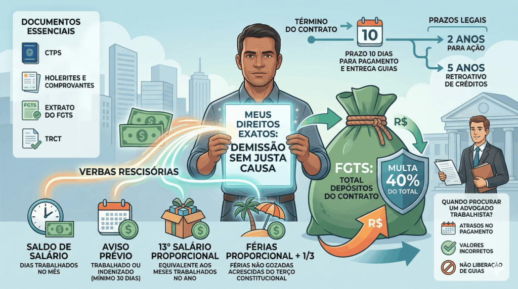 Demissão Sem Justa Causa: Quais são os Meus Direitos Exatos?