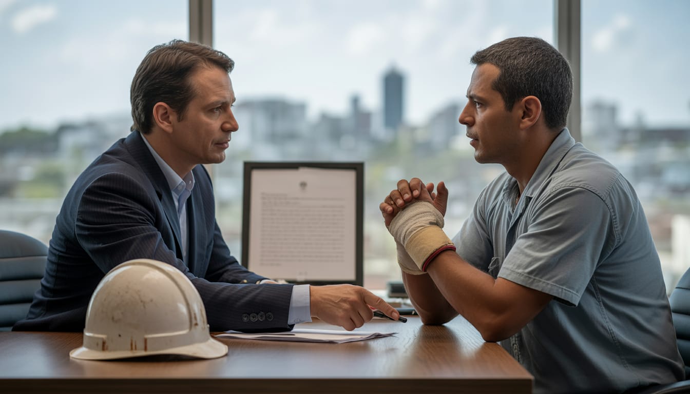 Advogado trabalhista em Belo Horizonte orientando trabalhador sobre doença ocupacional e direitos