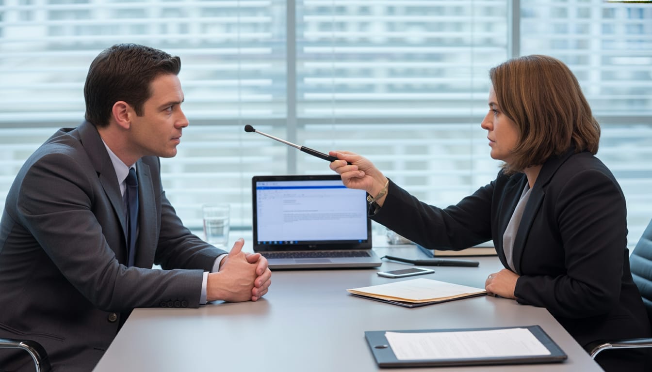 Trabalhador analisando holerite e carteira de trabalho para entender direitos trabalhistas