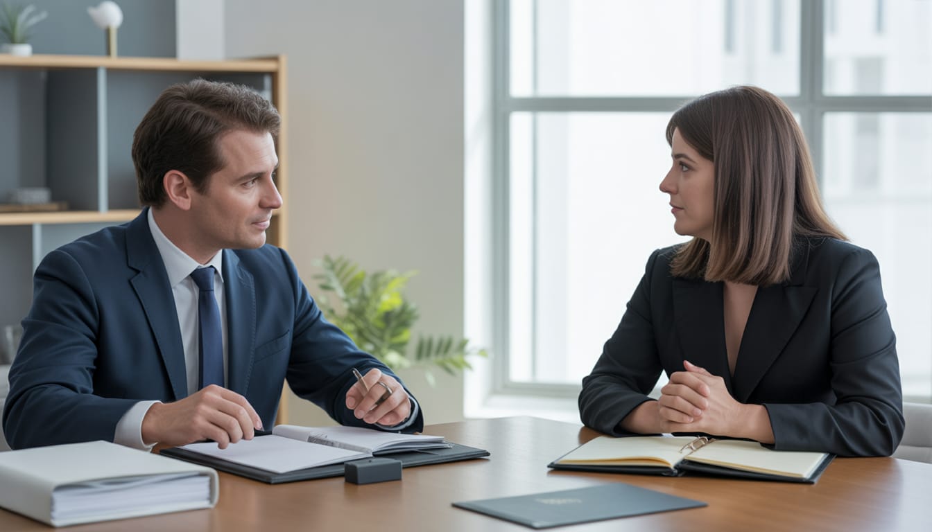 Trabalhador analisando documentos para entrar com ação trabalhista em 2025