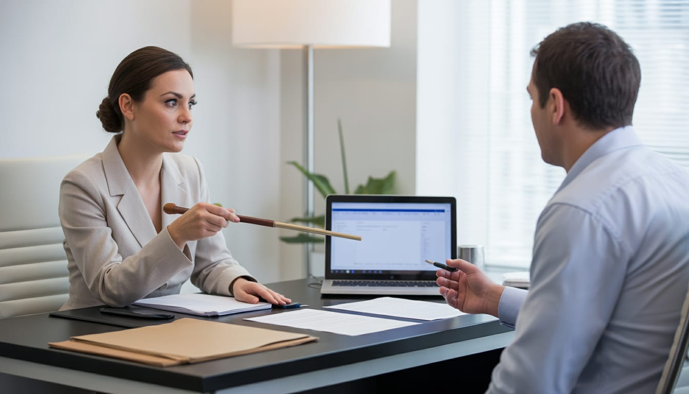 Trabalhador analisando documentos para entrar com ação trabalhista em 2025