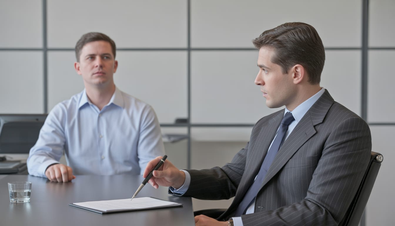 Trabalhador lendo convenção coletiva e conferindo direitos trabalhistas
